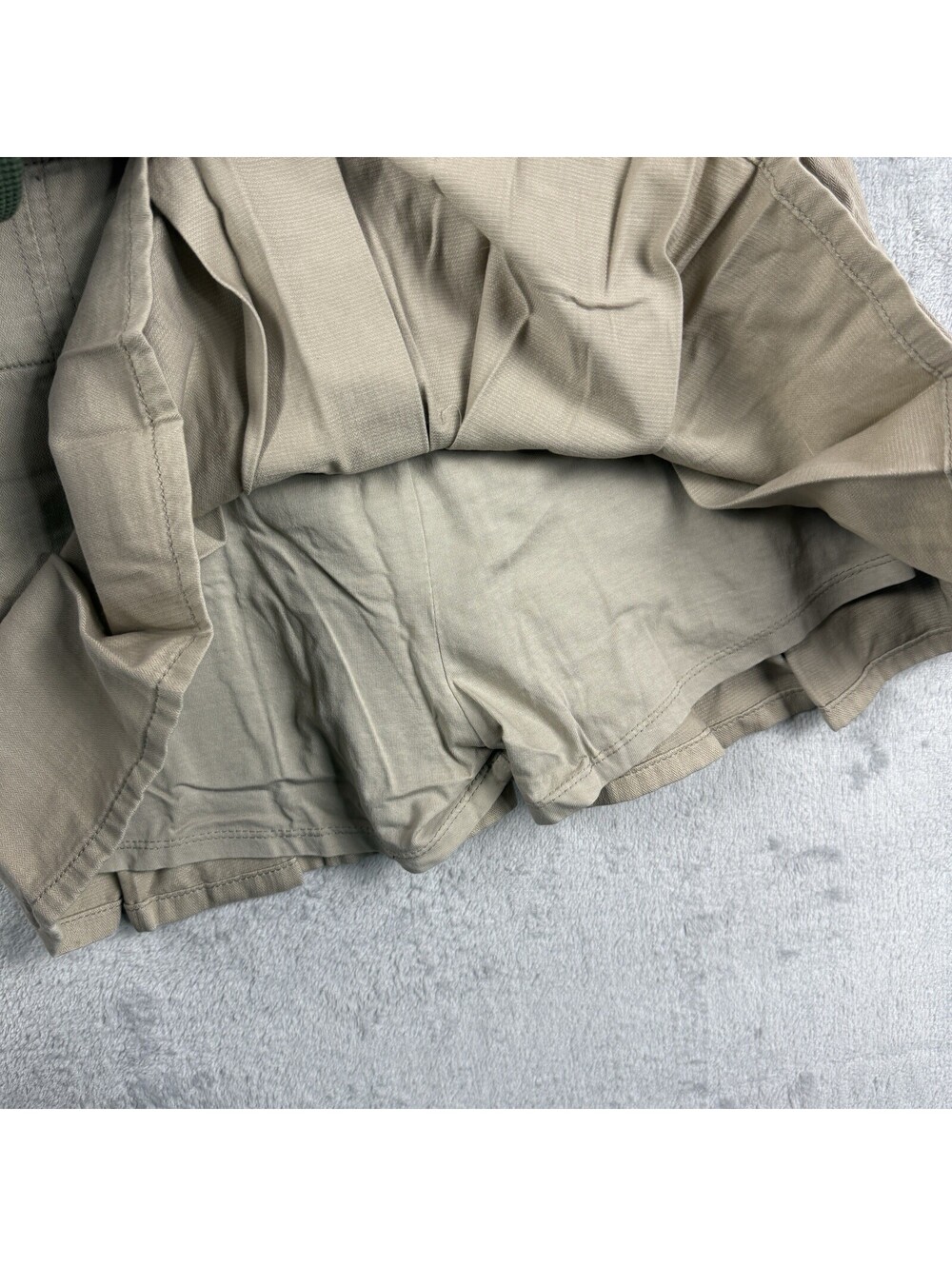 Garage Lexi Pleated Skort Women’s XS Khaki Beige Mini Skirt Shorts Build-In NWT - Picture 8 of 8